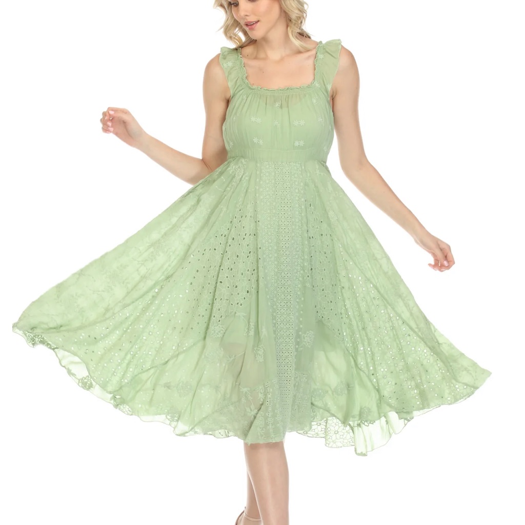 Johnny Was Eyelet Dress